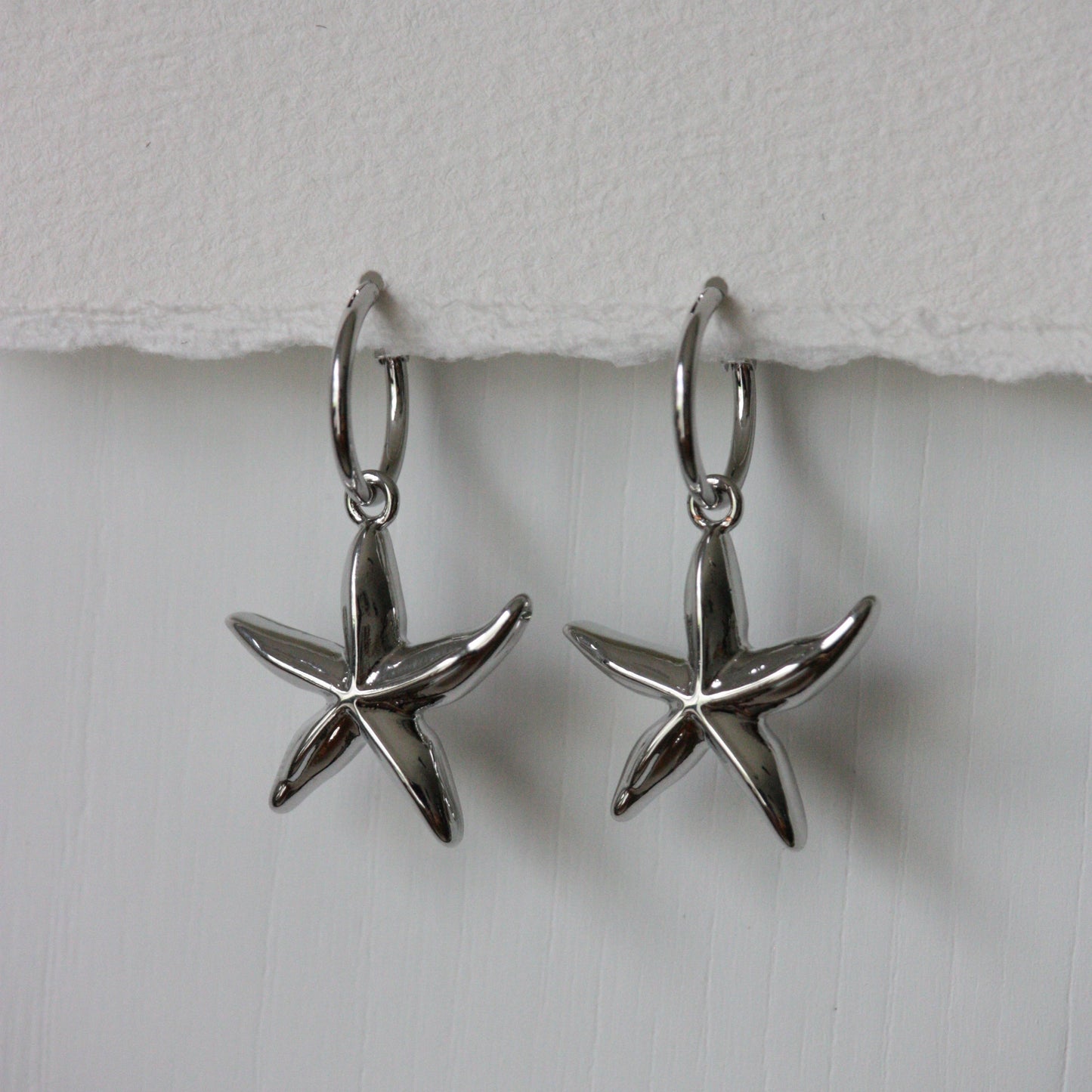 Sterling Silver Starfish Dangles