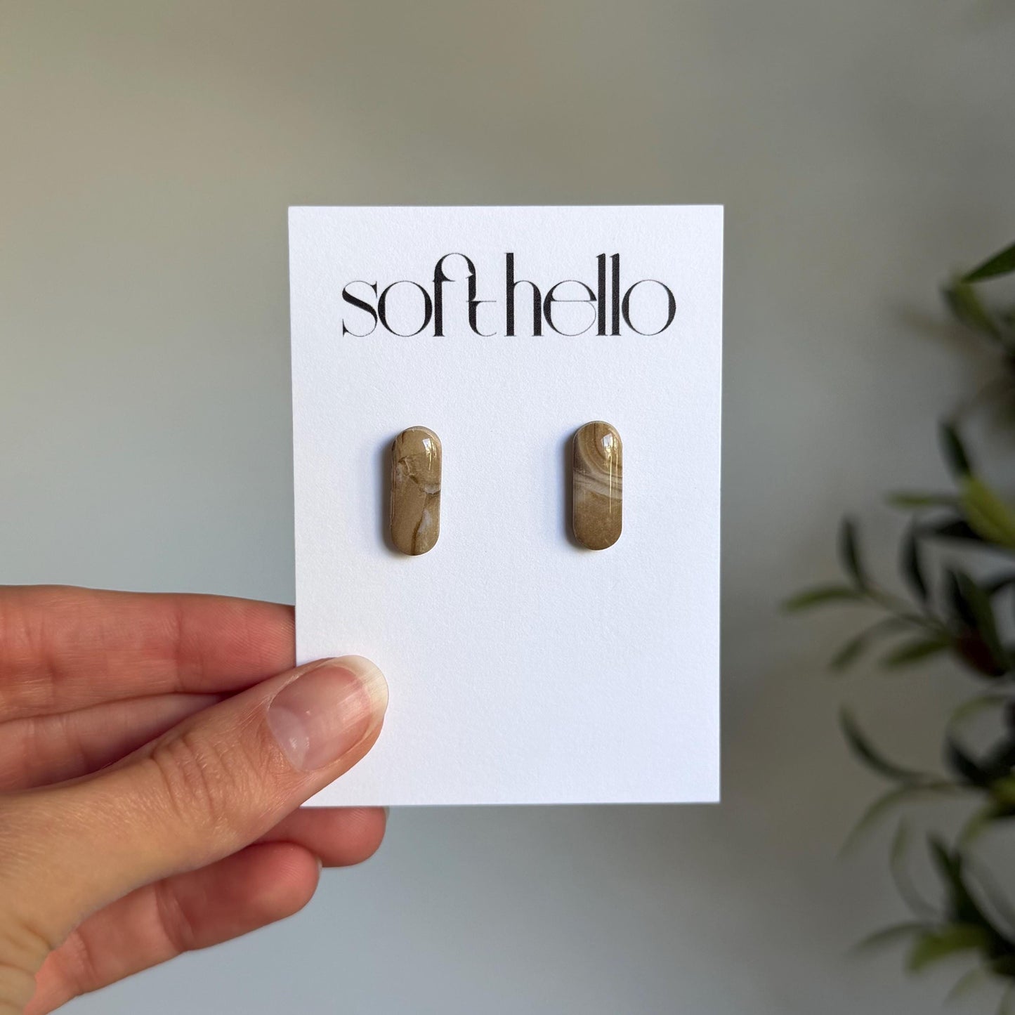 Classic Studs | Polymer Clay Earrings