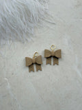Beige Linen Bow