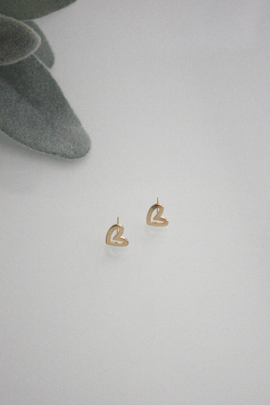 Heart Studs