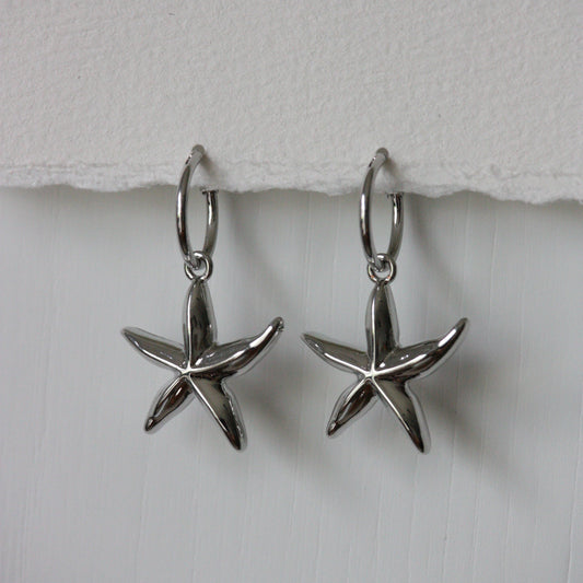 Sterling Silver Starfish Dangles