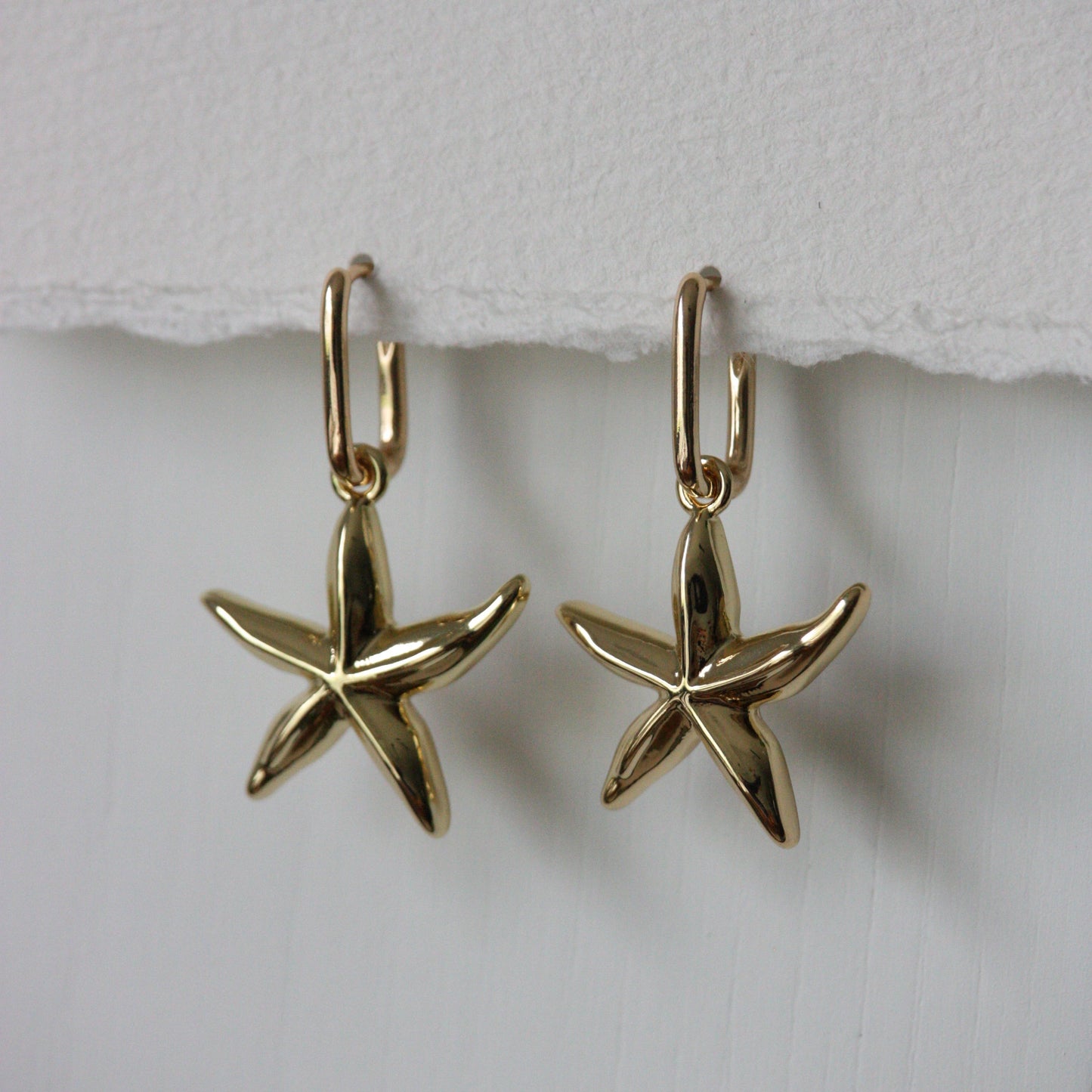18k Gold Plated | Starfish Dangles