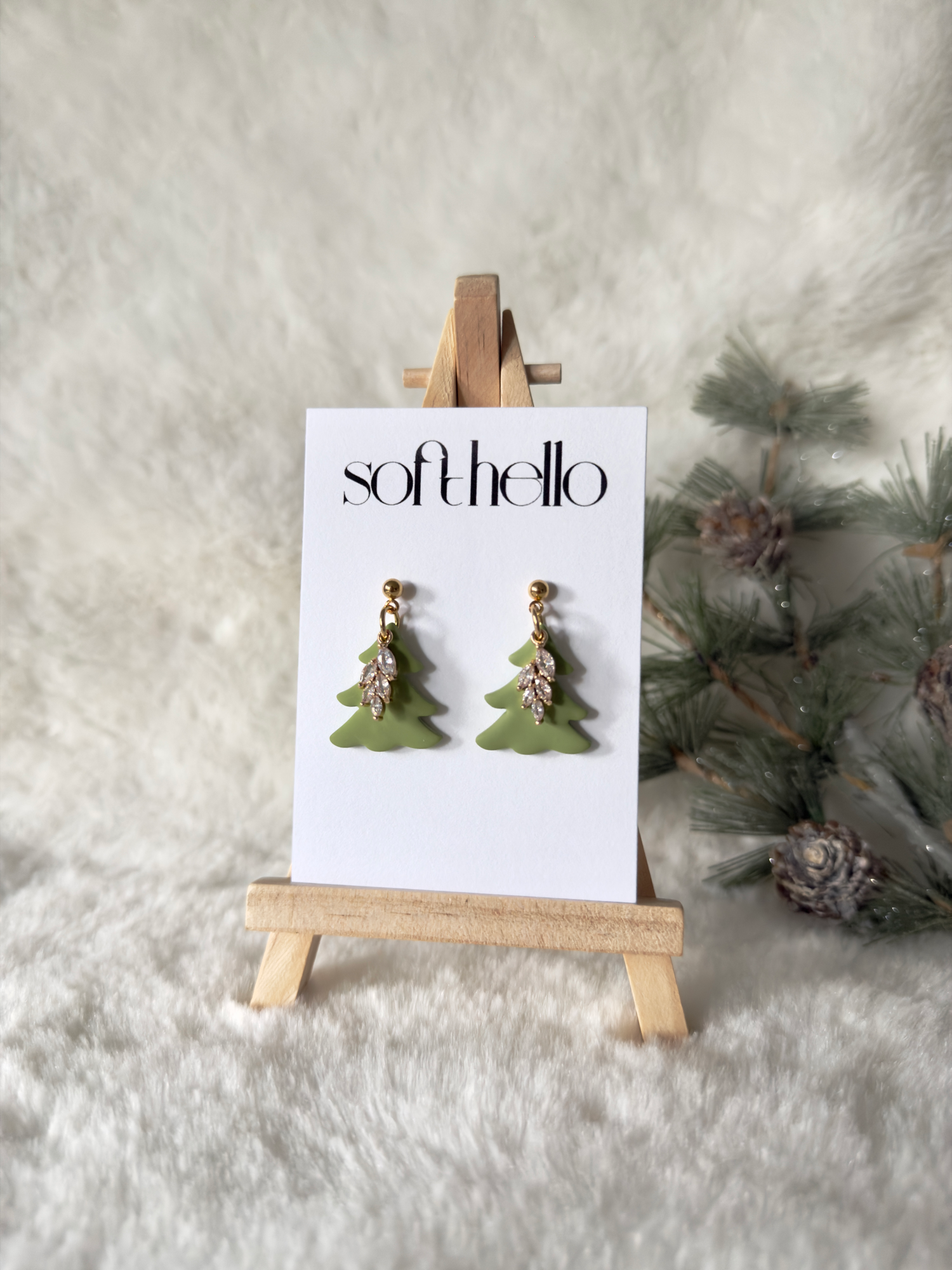 Shiny Christmas Trees