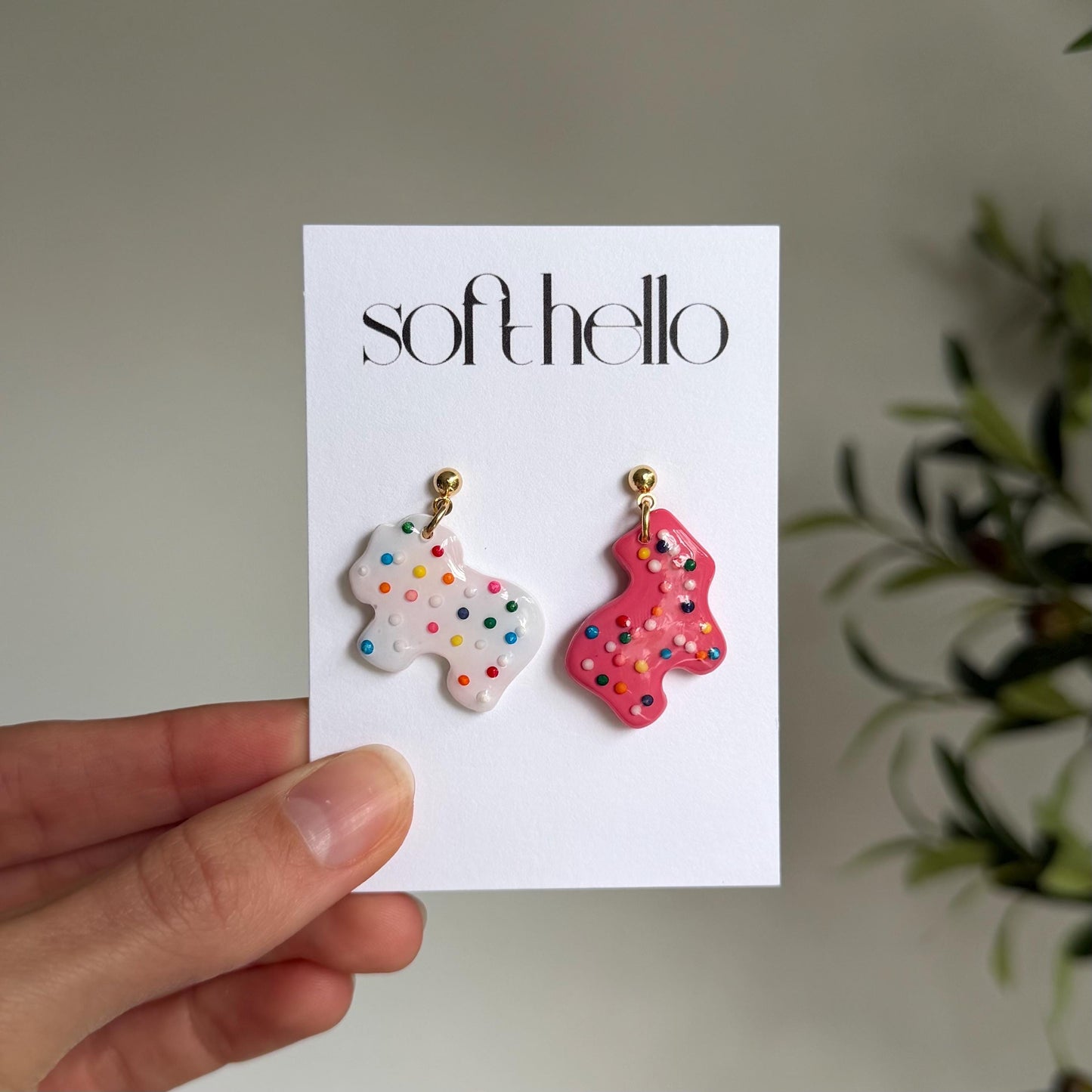 Animal Cookies | Polymer Clay Earrings