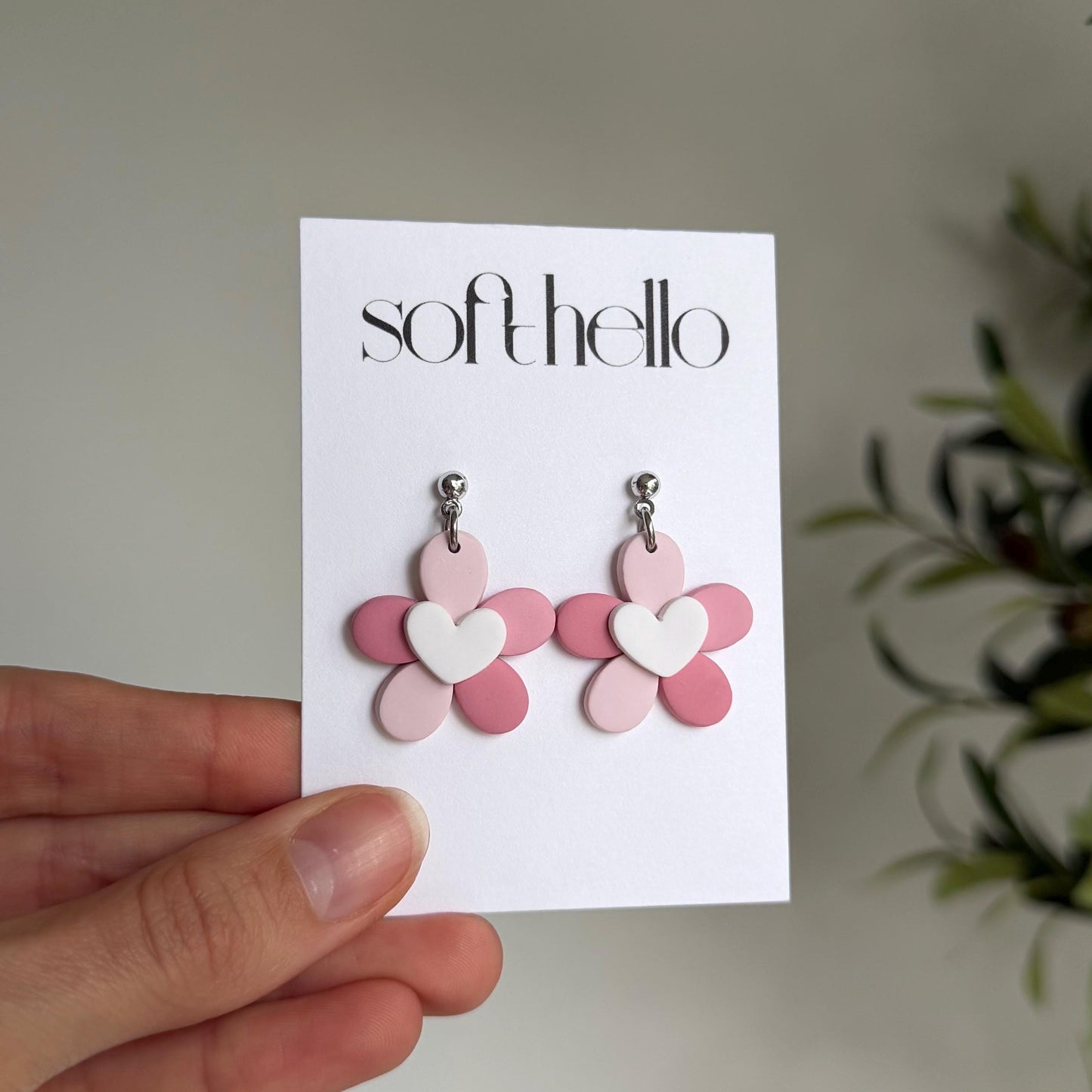 Blooming Love | Polymer Clay Earrings
