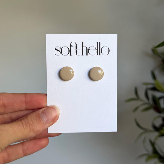 Classic Studs | Polymer Clay Earrings