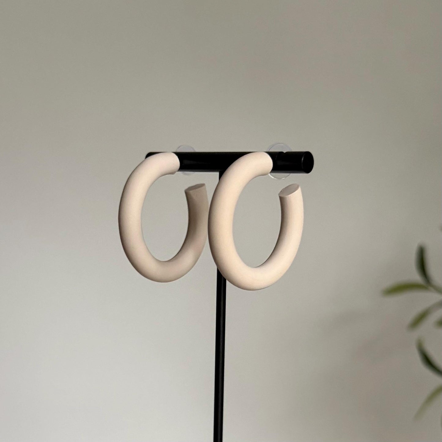 Claire Hoops | Polymer Clay Earrings