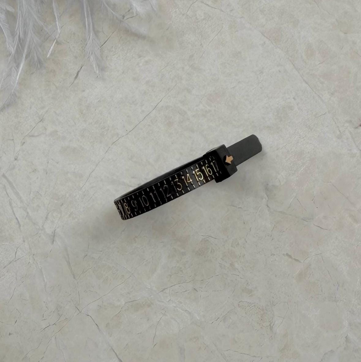 Adjustable Ring Sizer Tool for Finger Sizing