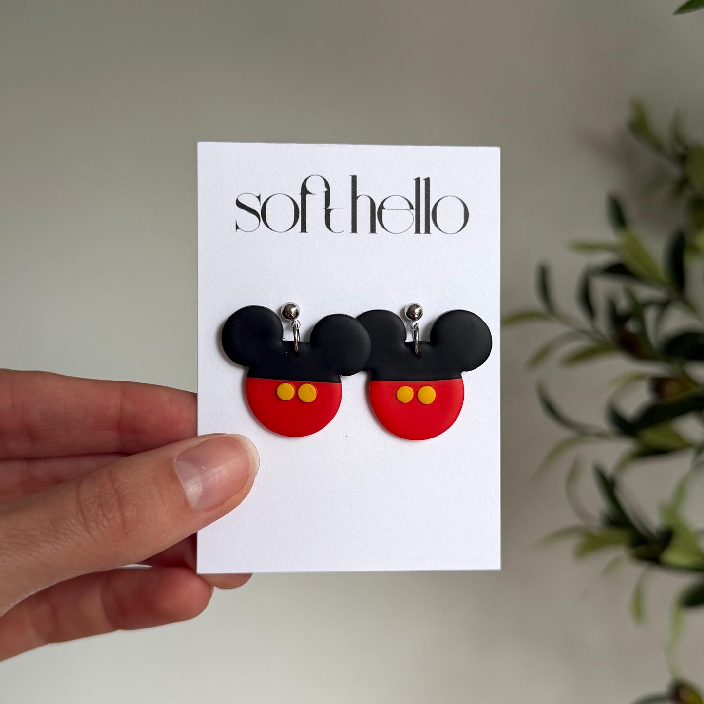 Mr. Mouse | Polymer Clay Earrings