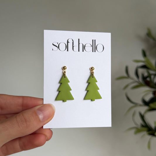 Christmas Trees | Polymer Clay Earrings