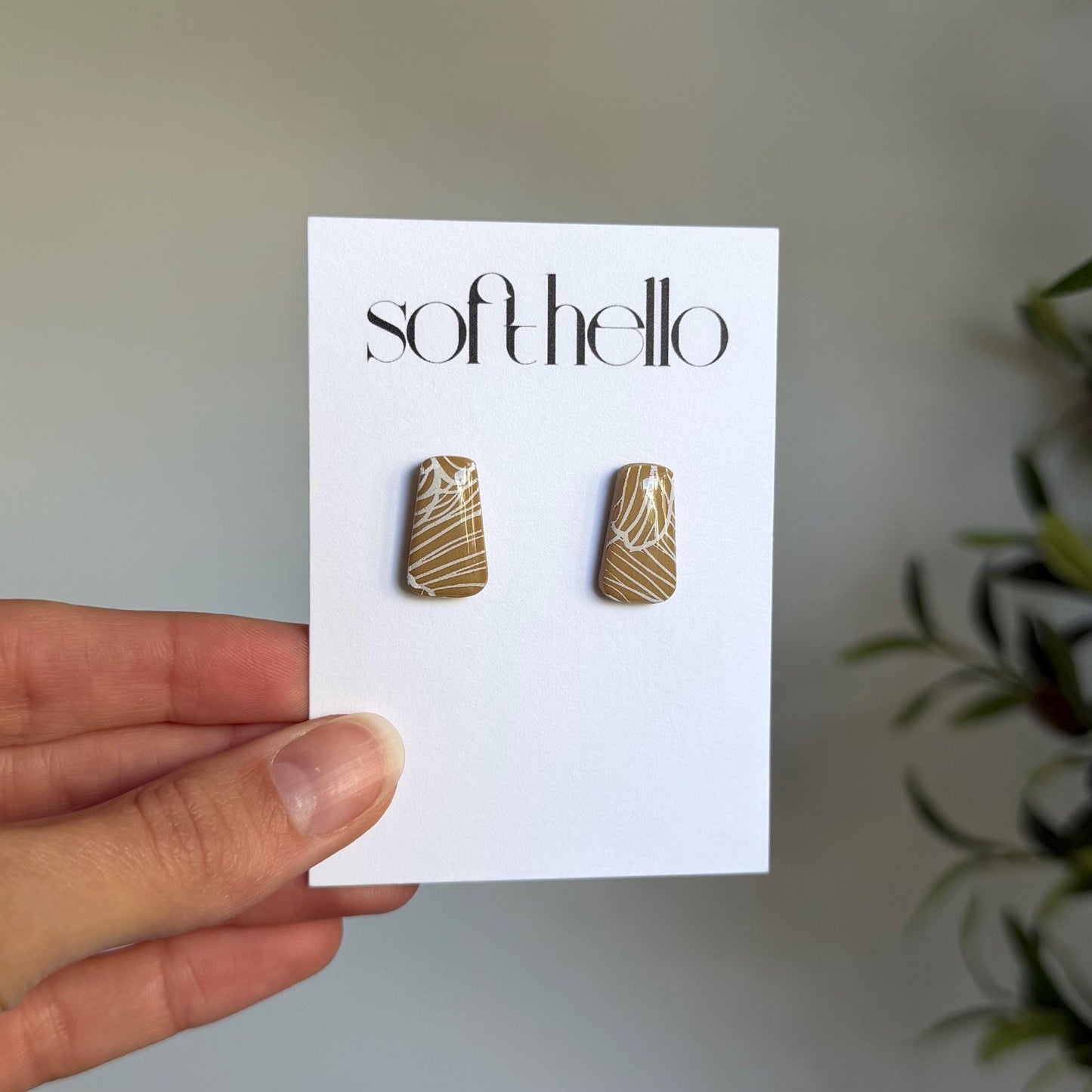 Classic Studs | Polymer Clay Earrings